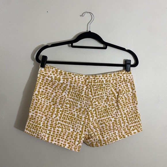 J.Crew 3" printed stretch chino shorts 15013 multicolor geometric pattern sz 10 - Picture 3 of 5